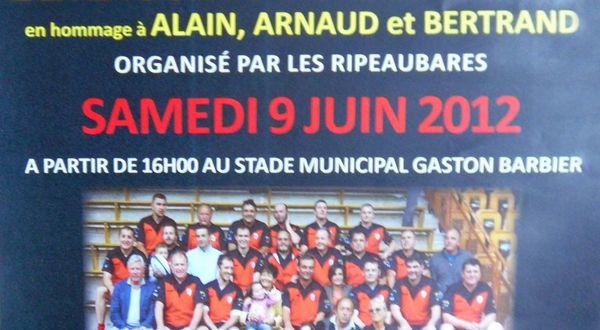 AFFICHE 2è Tournoi Hommage à Alain Zorelle et ces 2 Amis à  Beaurepaire)